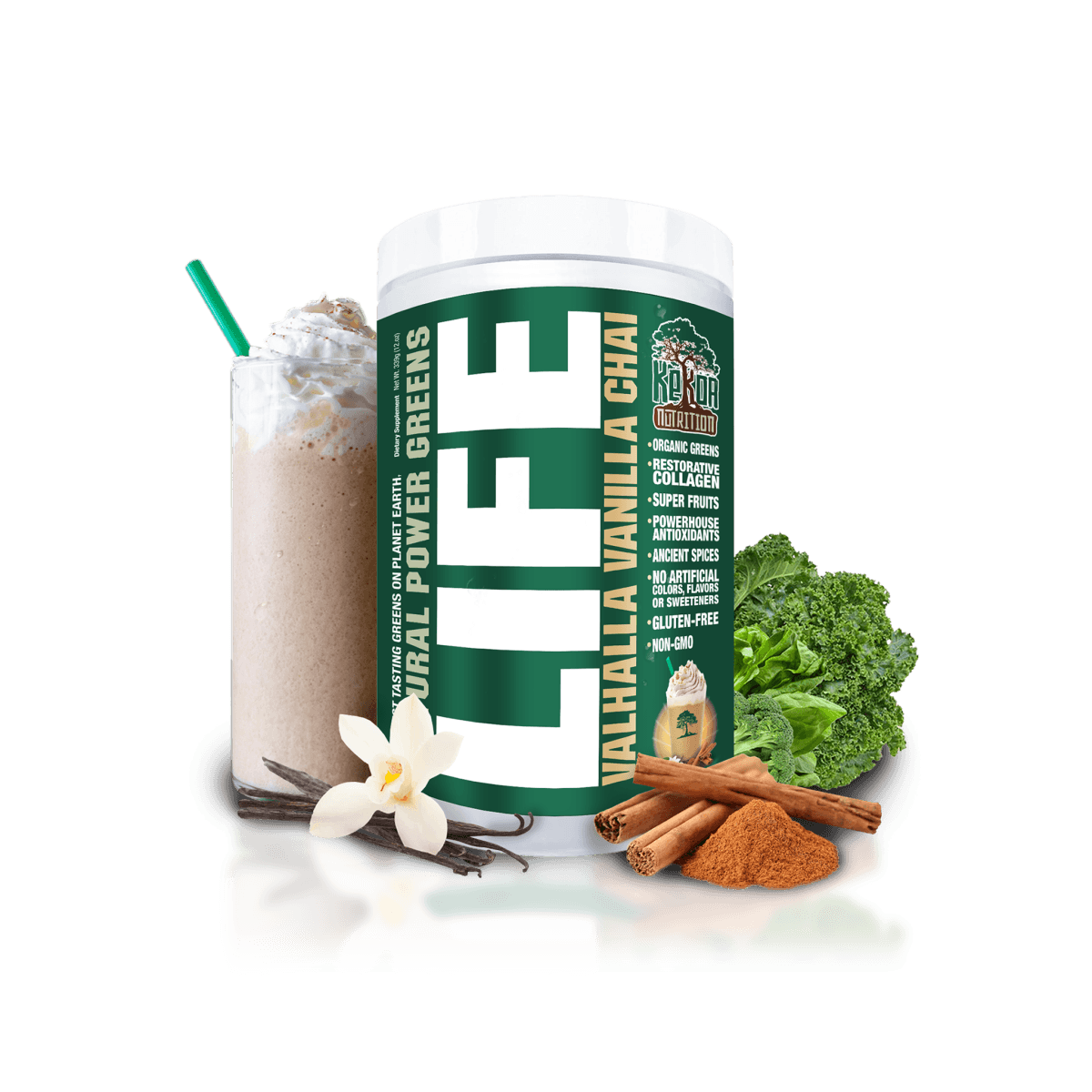 LIFE Natural Power Greens - Vanilla Chai